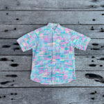 J. Press pastel colors patch work shirt