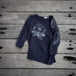 Vintage Japanese aesthetic raglan long sleeves shirt