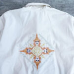 พระพรหมสี่หน้า Thai Yant art tattoo vintage souvenir jacket