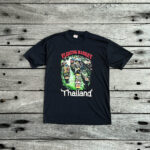 Vintage early Y2K Floating market Thailand t shirt L