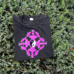 Vintage 90s Bhutan Nepal Tibet Yin Yang embroidered t shirt