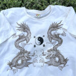 Yin Yang dragon Thailand Siam t shirt