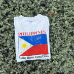 Vintage 90s Philippines flag t shrit