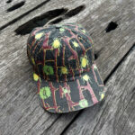Vintage 90s Goosebumps R.L. Stine Beetles AOP snapback hat