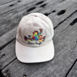 Vintage early Y2K Peace Frogs hat