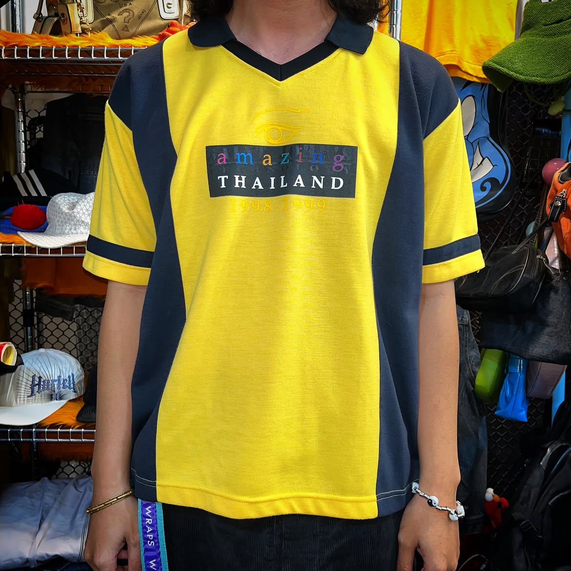 019 Thai Saint John Uni Amazing Thailand 1998-1999 polo shirt Large - Image 1