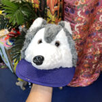 Vintage 80s Funny Husky University of Washington Dog Hat